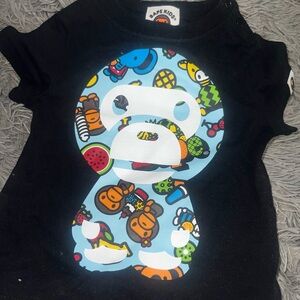 Bape baby Milo shirt worn once
